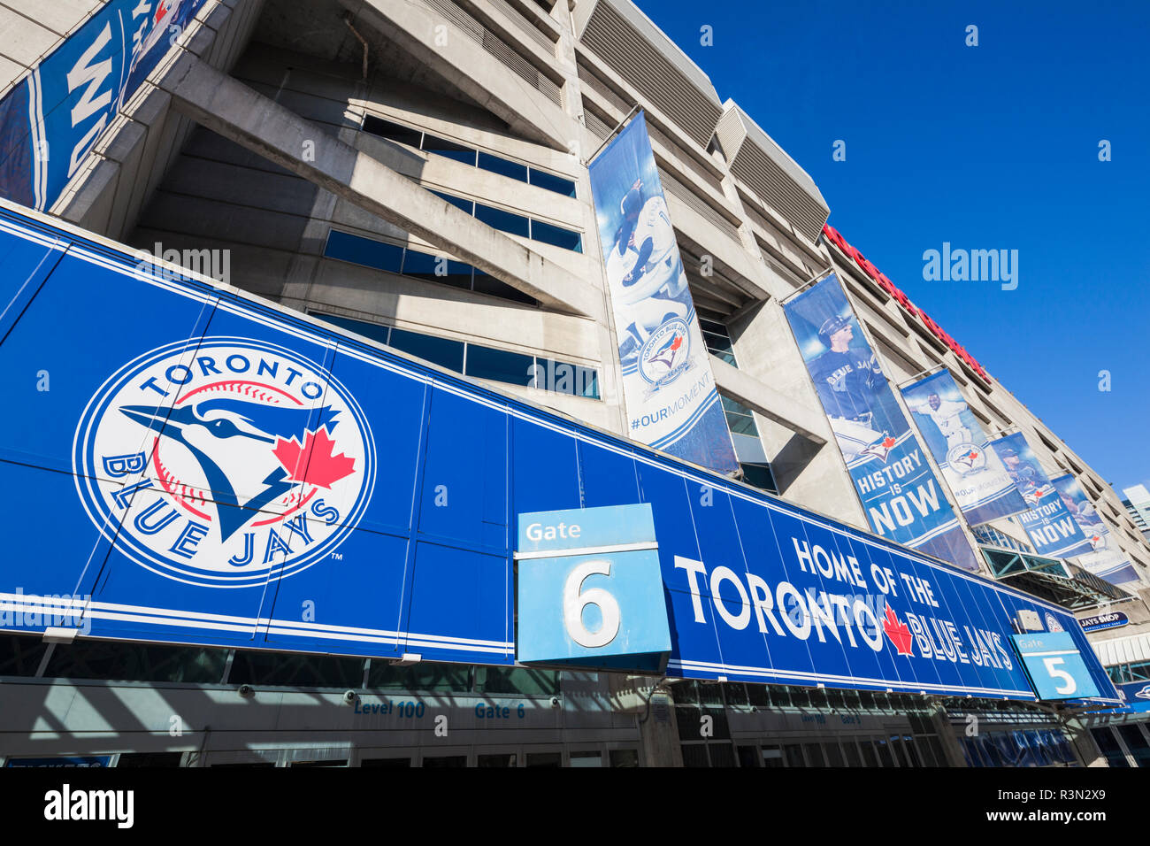 Canada Ontario, Toronto, Porto, il Rogers Centre, dettaglio Foto Stock