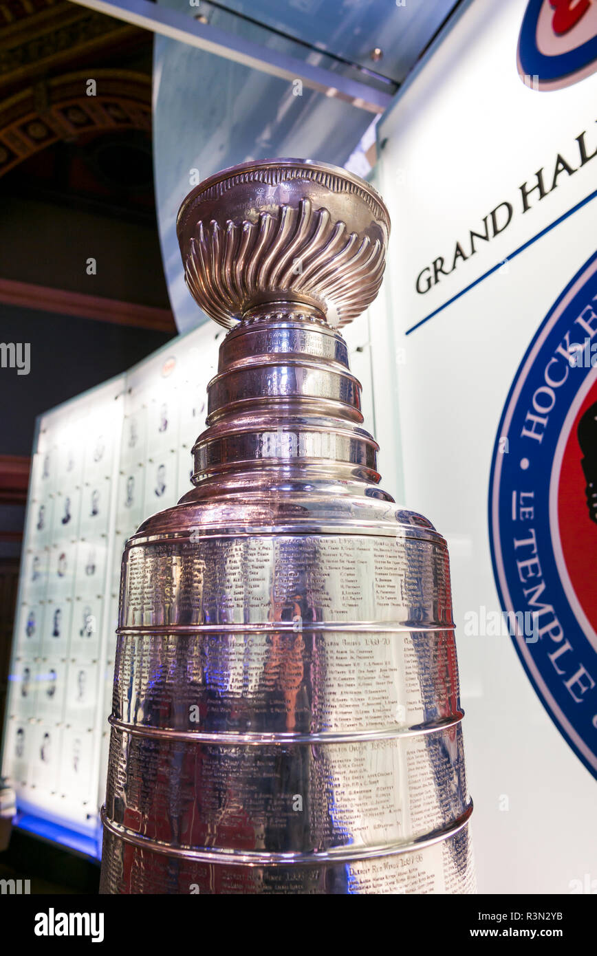 Canada Ontario, Toronto, Hockey Hall of Fame, la Stanley Cup camera, la Stanley Cup Foto Stock