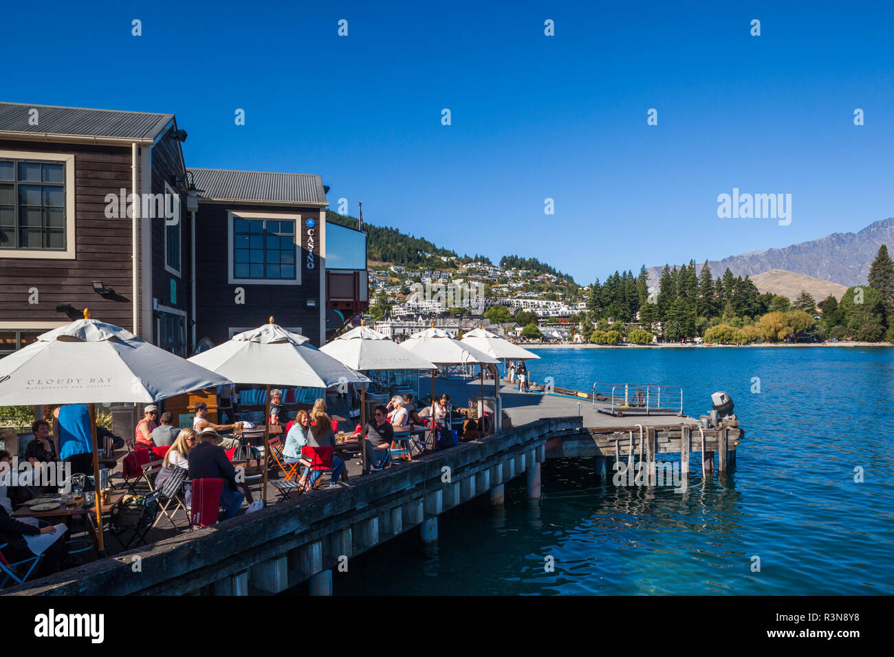 Nuova Zelanda, Isola del Sud, Otago, Queenstown, Porto Foto Stock