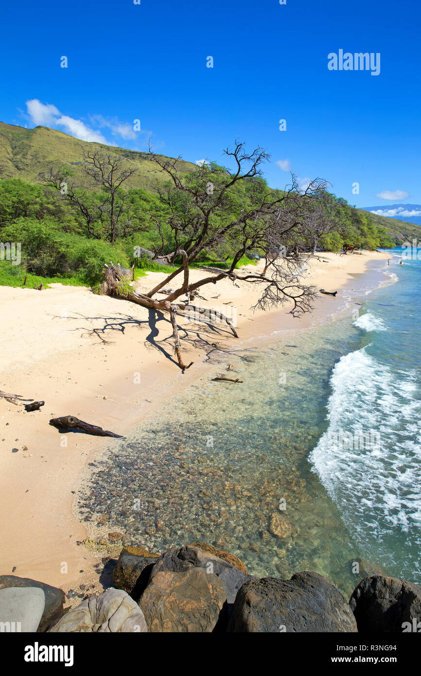 Piccolo segreto beach sull'isola di Maui Foto Stock