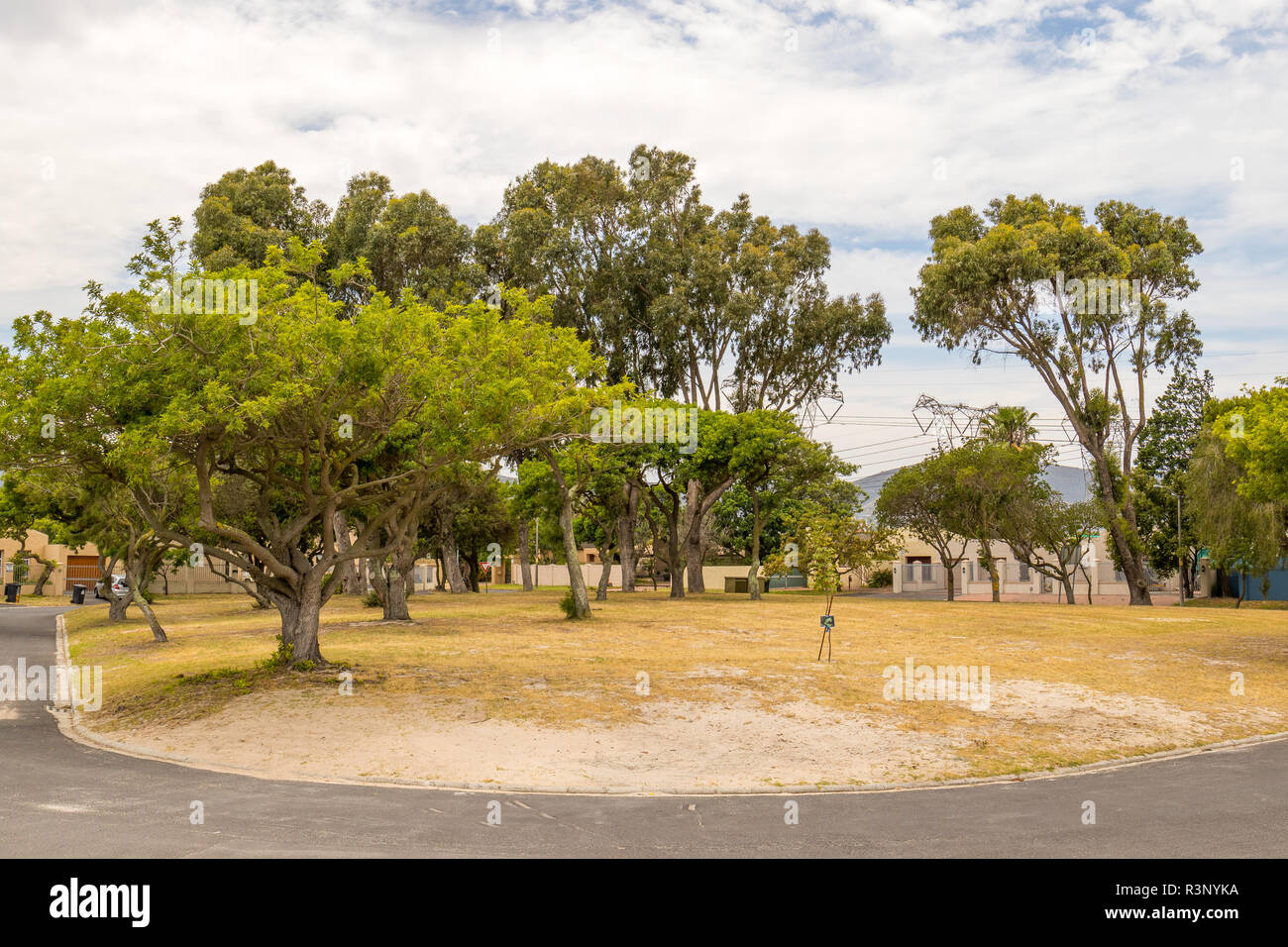 Cape Town, Sud Africa - un polmone verde di sviluppo e conservazione ambientale nel santuario del sobborgo di Edgemead nella città Foto Stock