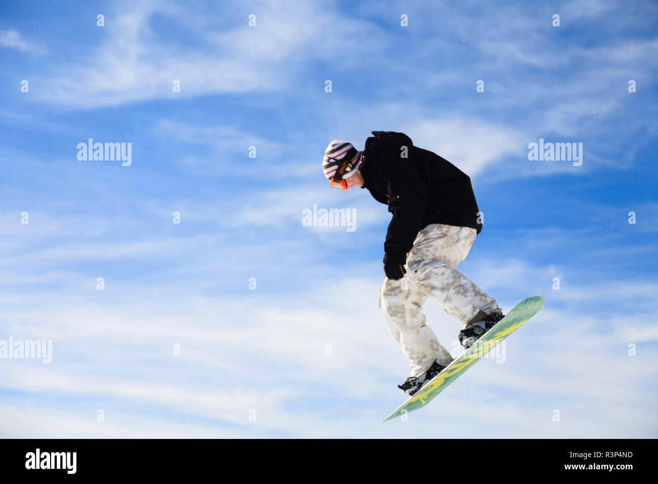 Mt. Washington Ski Resort confinante Strathcona Provincial Park (BC è il parco più antico stabilito nel 1911), l'isola di Vancouver, British Columbia, Canada Foto Stock