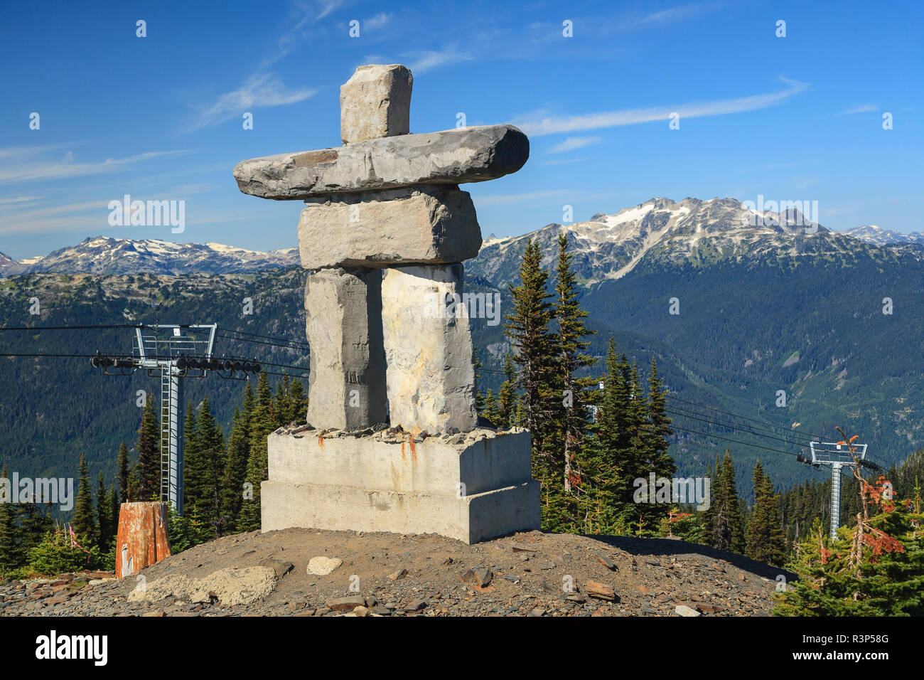 Whistler Resort in inizio di caduta, British Columbia, Canada Foto Stock