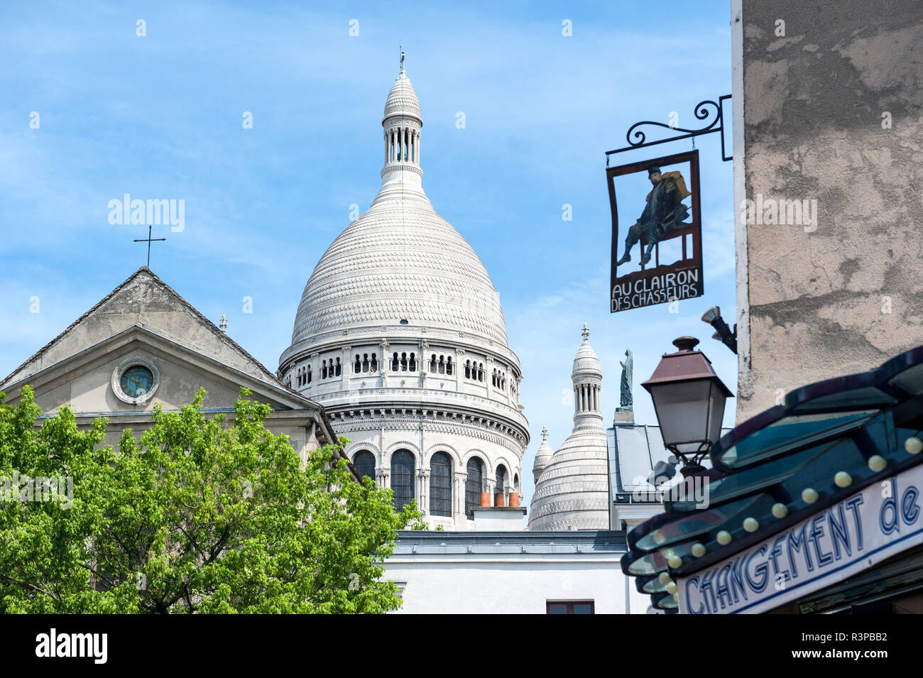 Montmartre, Parigi, Francia Foto Stock