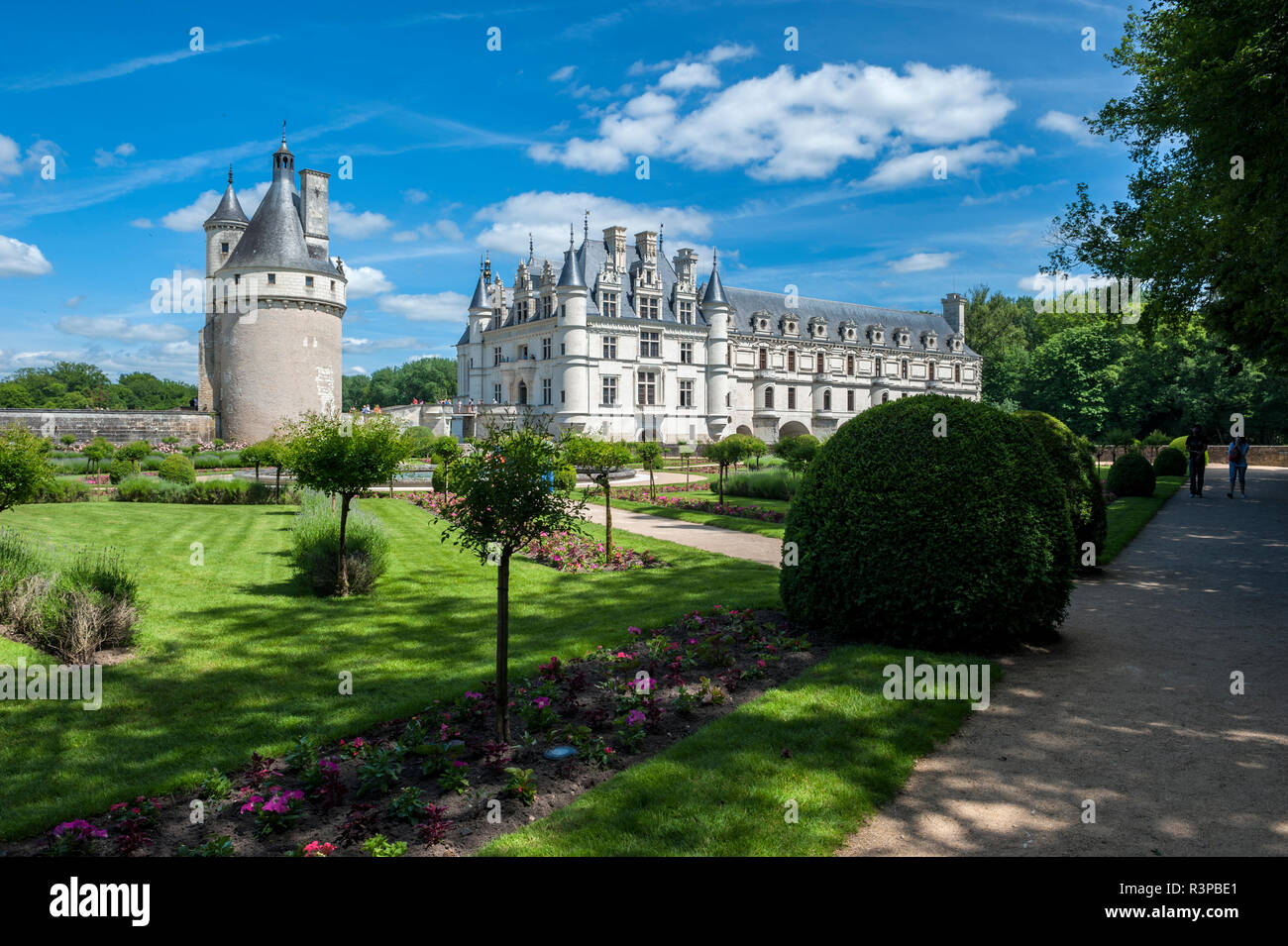 Chateau de Chenonceau, Chenonceaux, Francia Foto Stock