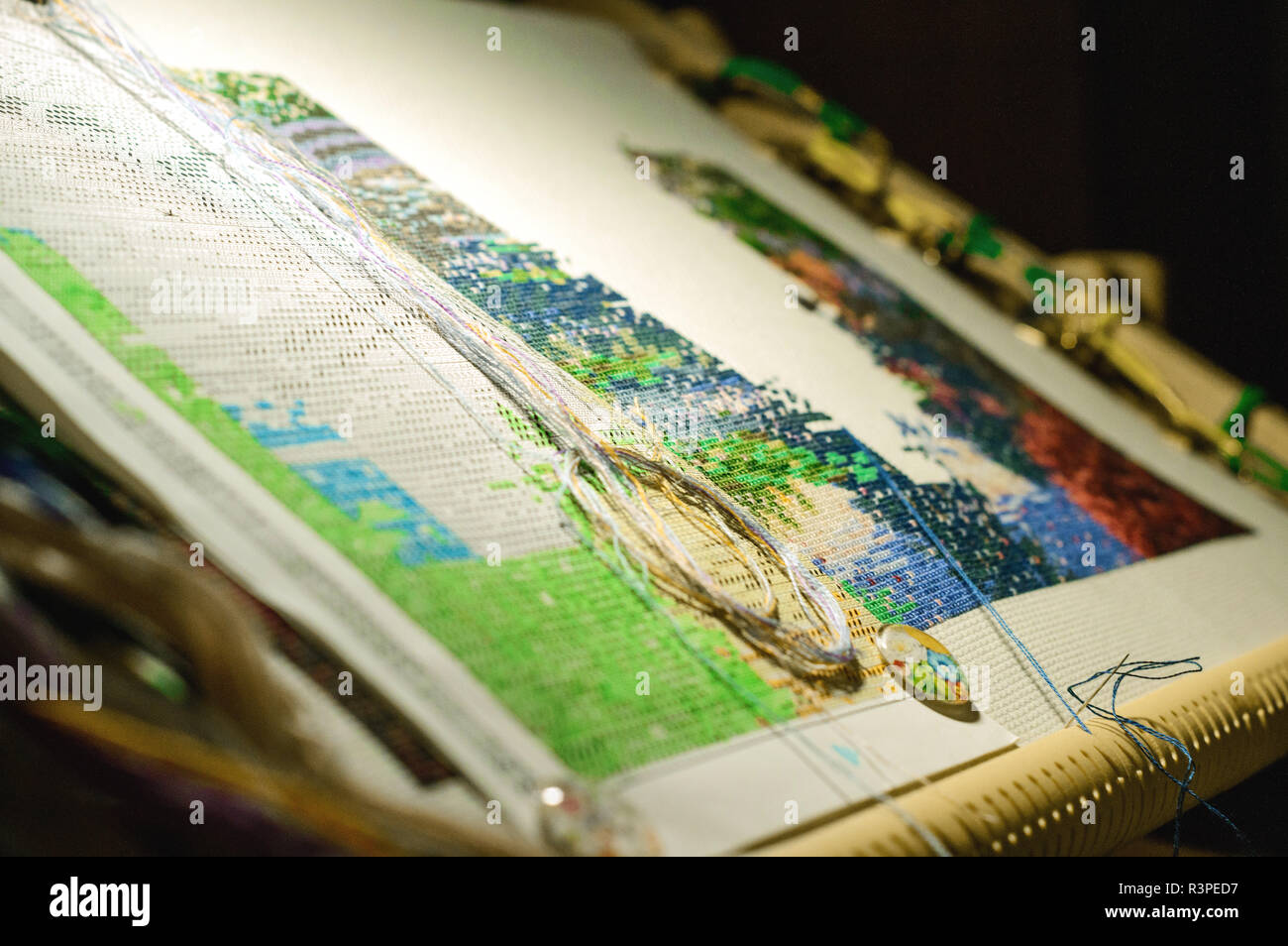 Punto croce Foto Stock