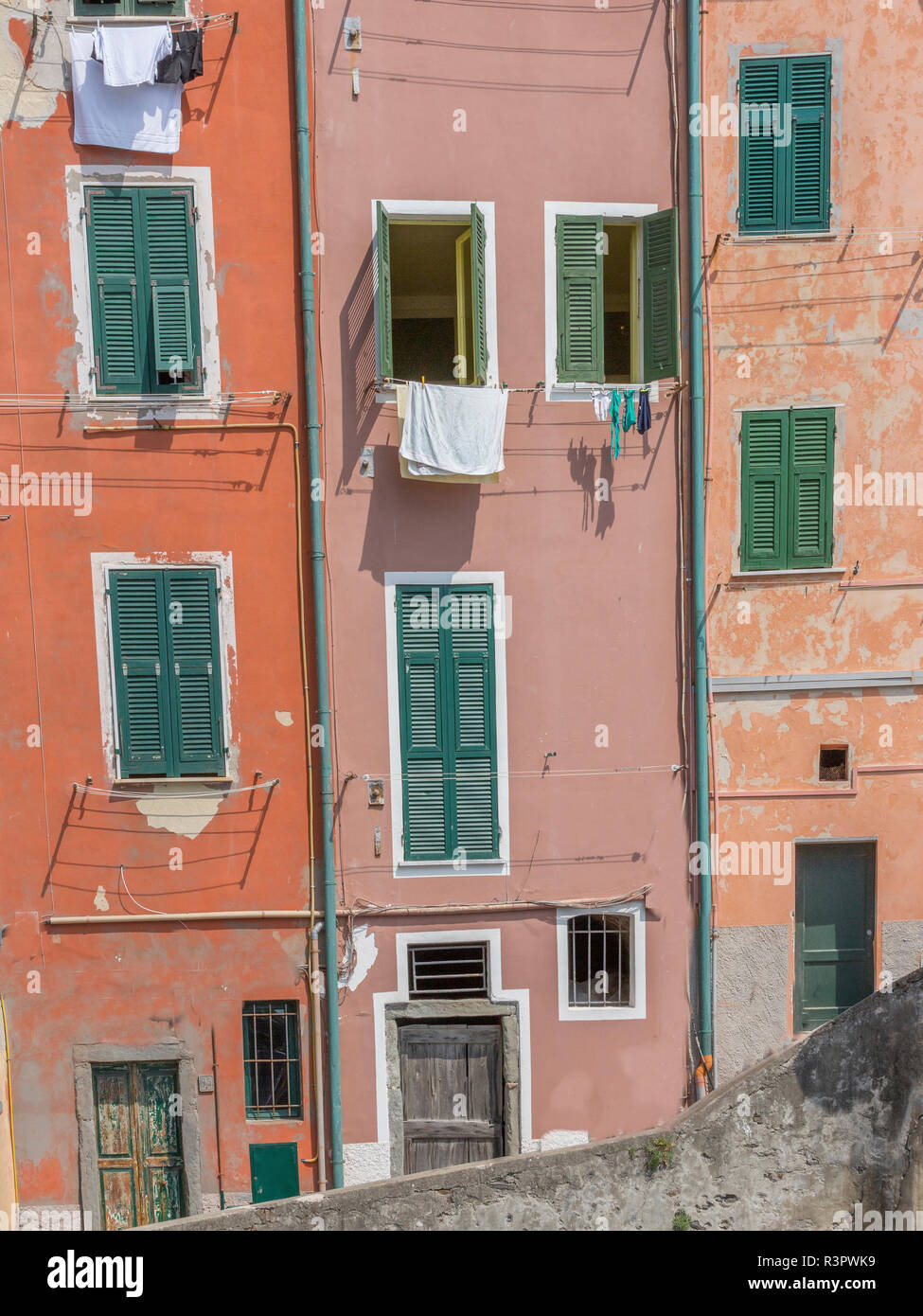 Architettura pastello Foto Stock