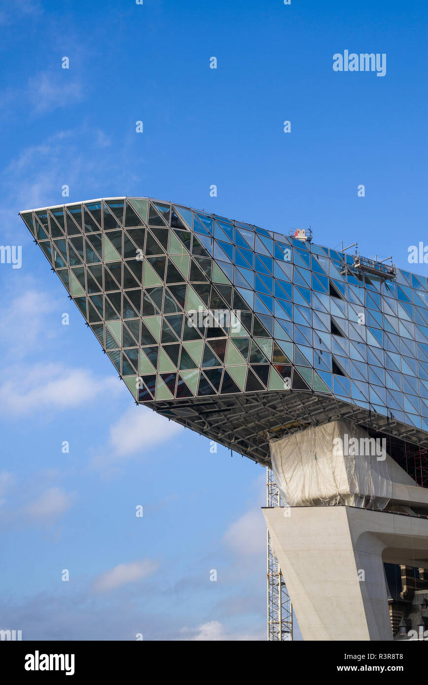 Belgio, Anversa. Nuova Autorità portuale di Anversa edificio da Zaha Hadid Foto Stock