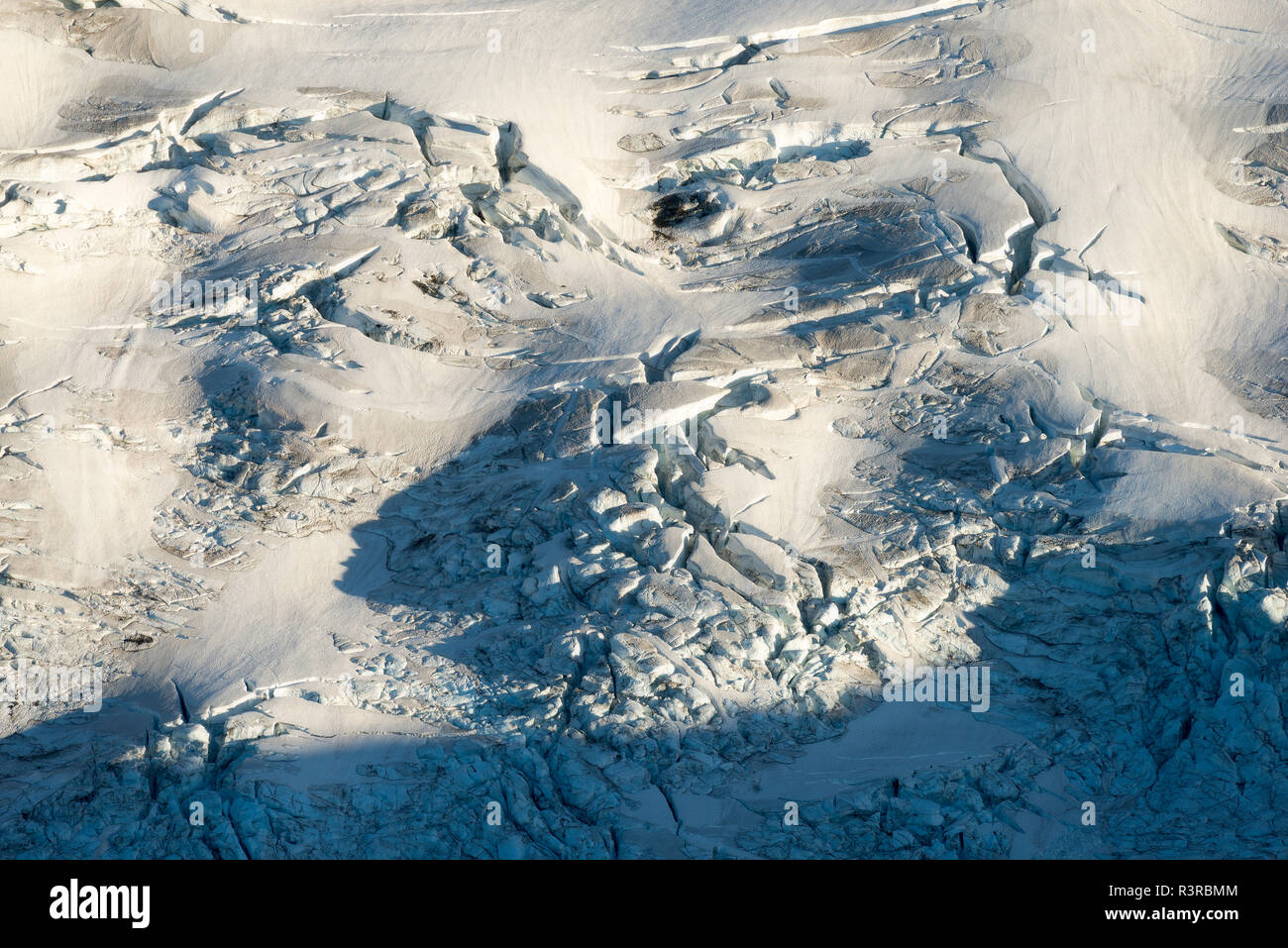 Nuova Zelanda, Isola del Sud, regione di Otago, Close-up di ghiaccio, Isobel Galcier Foto Stock