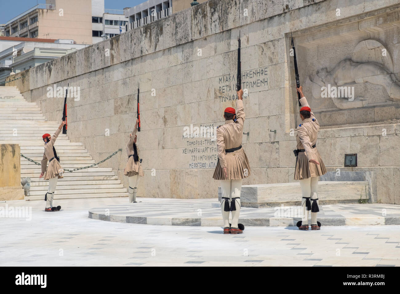 Cambio della Guardia, Atene, Grecia Foto Stock