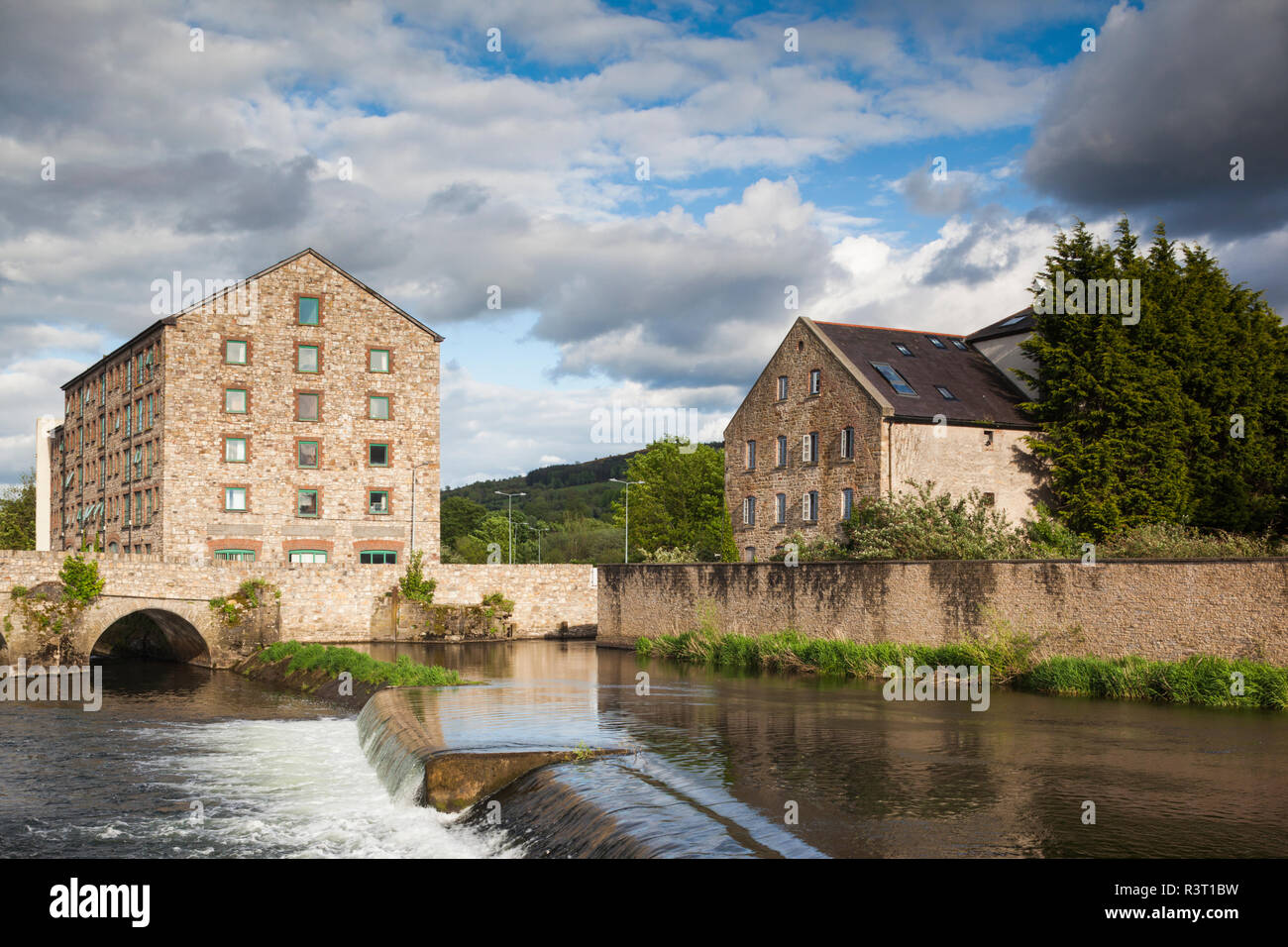 L'Irlanda, nella contea di Tipperary, Clonmel, vecchio mulino di edifici Foto Stock