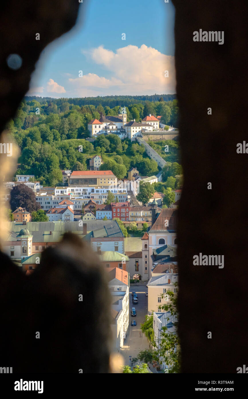 In Germania, in Baviera, Passau, vista città Foto Stock