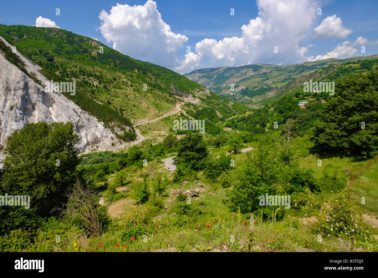 L'Albania, la contea di Dibra, vicino Peshkopi, Parco Naturale Korab-Koritnik Foto Stock