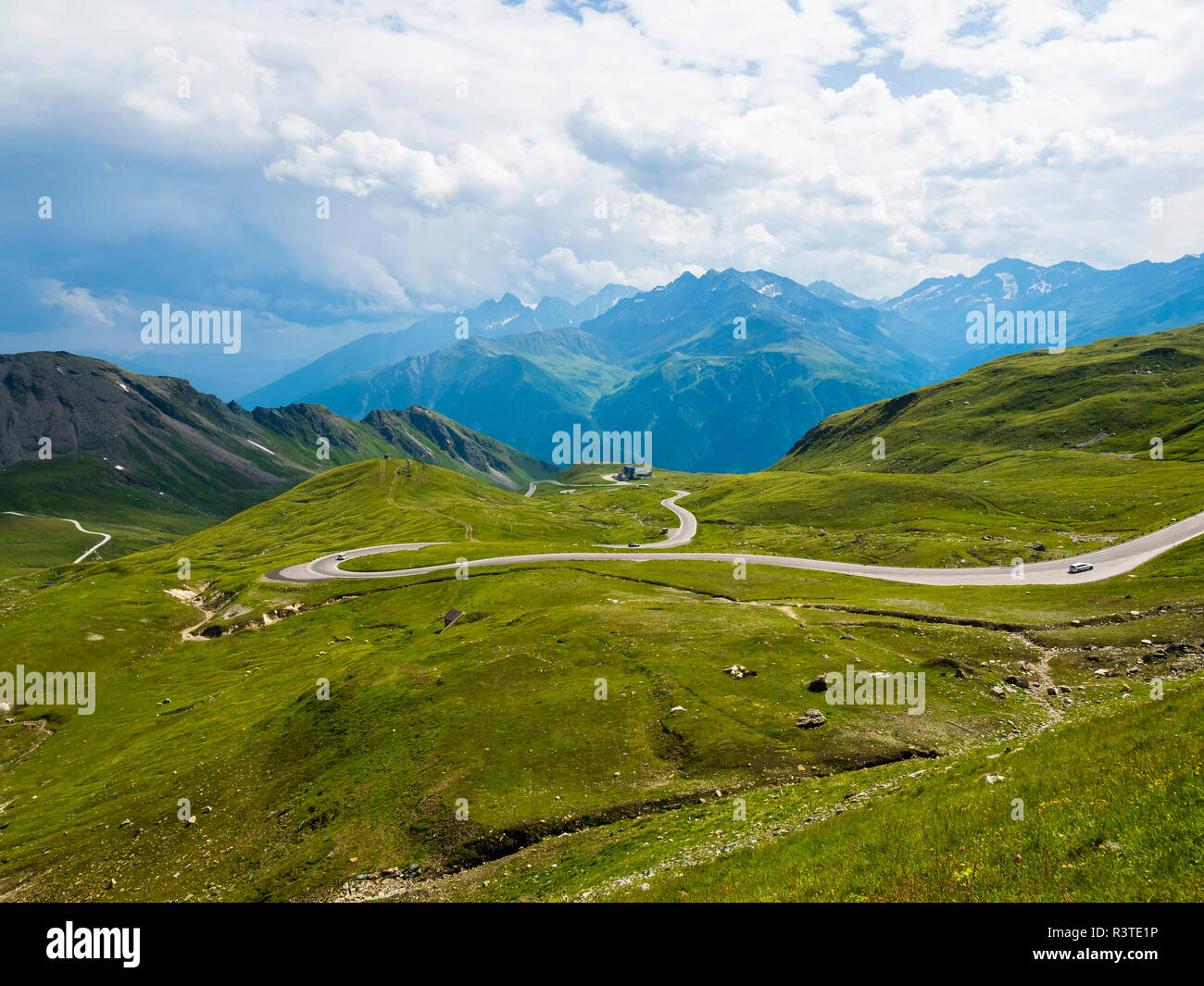 Austria, Hohe Tauern, Grossglockner Strada alpina del Großglockner, Foto Stock