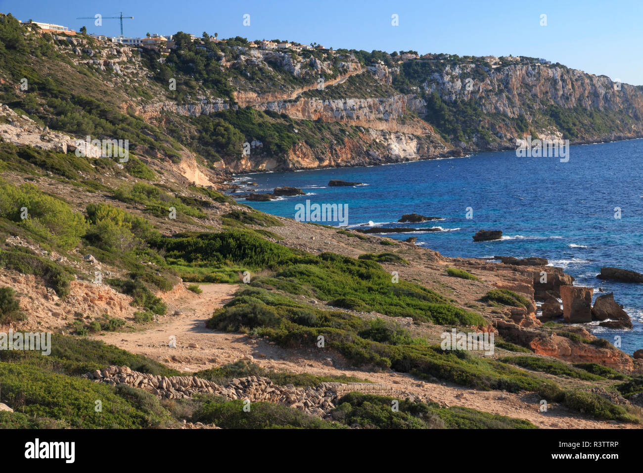 Isole Baleari Spagna Maiorca Cala Blava costa. Foto Stock