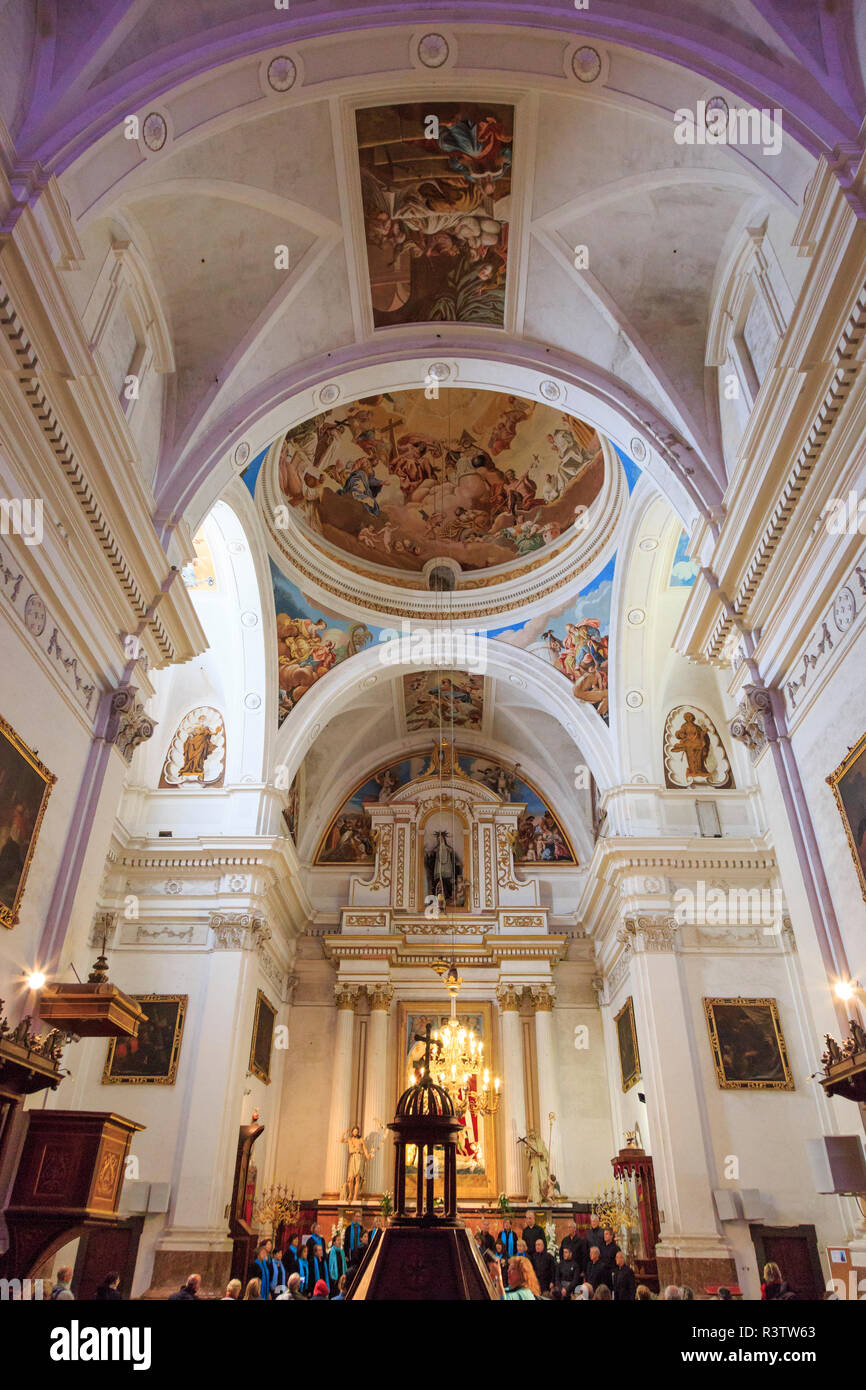 Isole Baleari Spagna, Mallorca, Valldemossa. Il Royal Certosa, Real Cartuja. Foto Stock