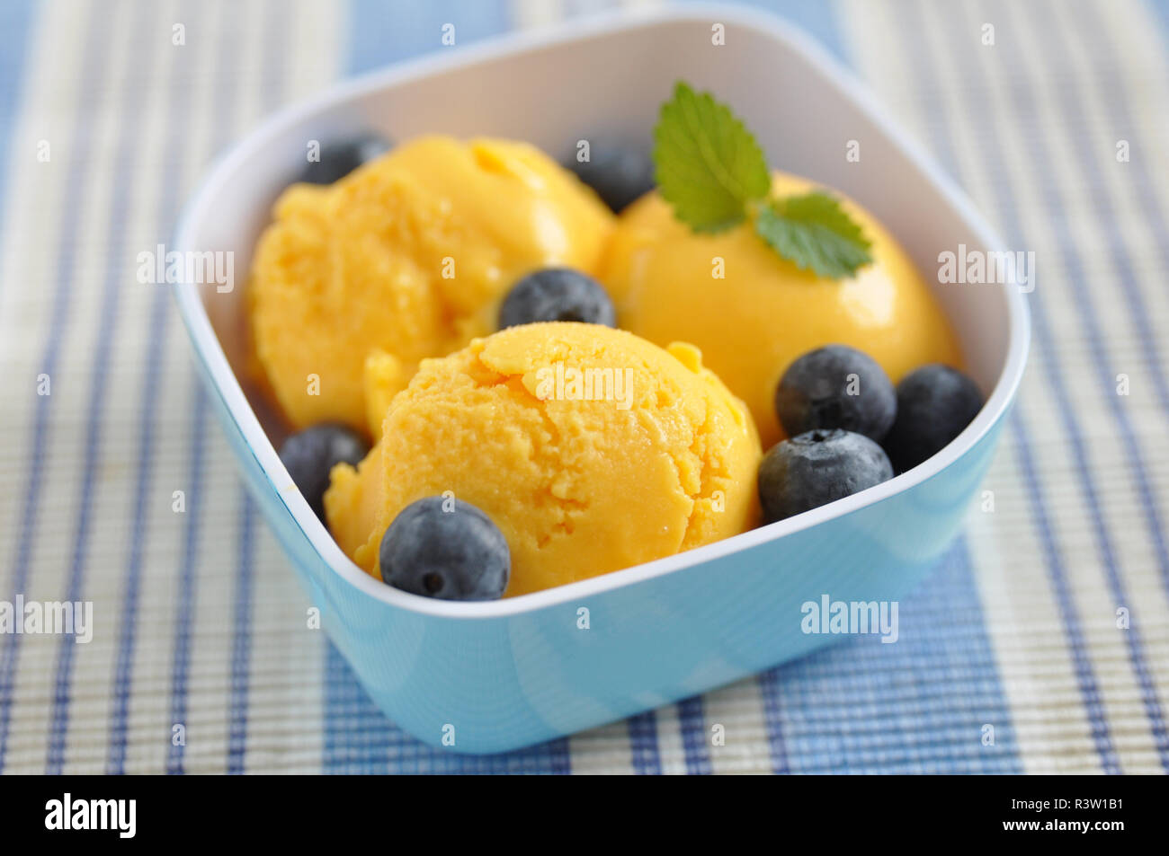 Gelato del mango Foto Stock