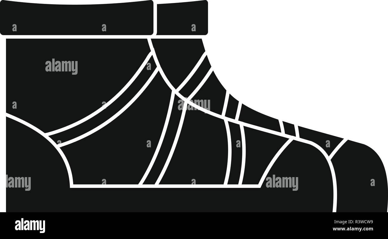 Camp boots icona. Semplice illustrazione di camp stivali icona vettoriali per il web design isolato su sfondo bianco Illustrazione Vettoriale