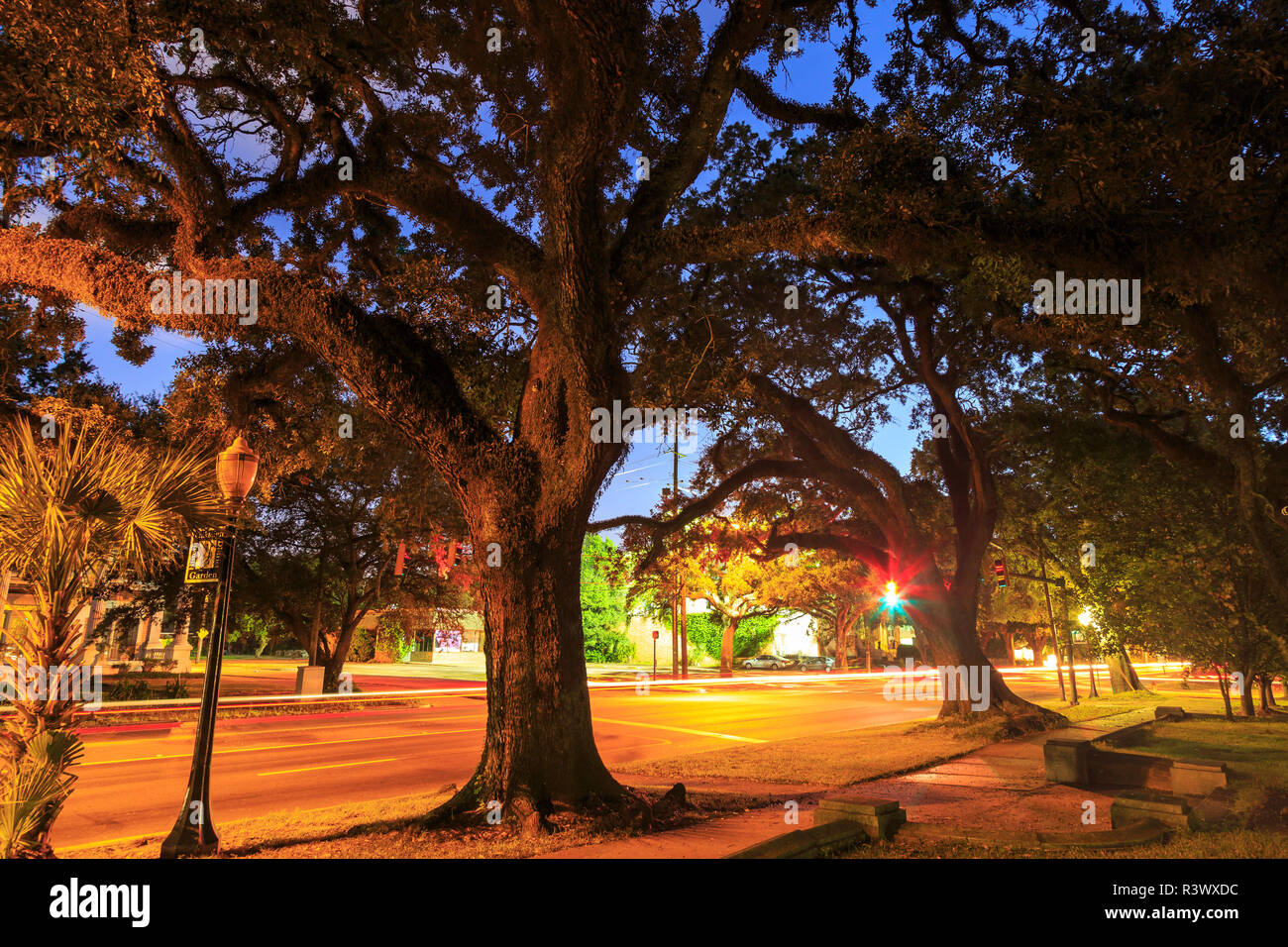 Distretto storico, Mobile, Alabama Foto Stock