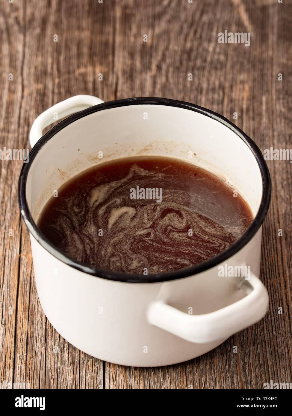 Rustico sugo brown sauce Foto Stock