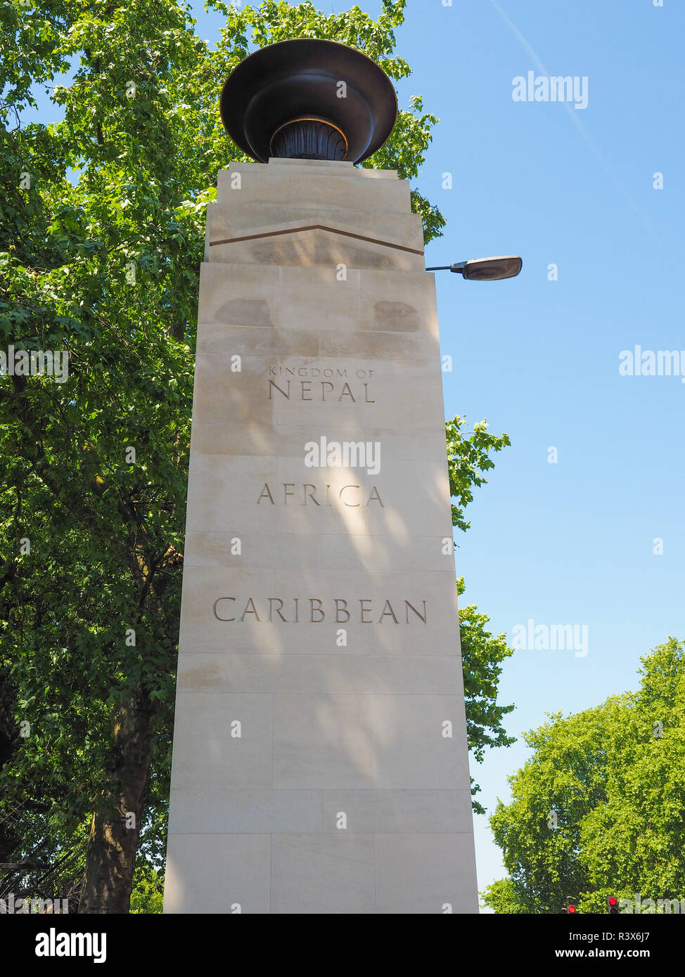 Memorial cancelli in Londra Foto Stock