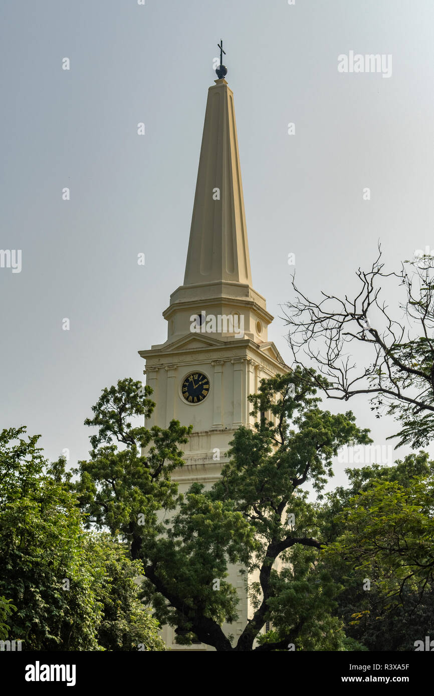Chiesa di Santa Maria, Fort St George, Chennai, nello Stato del Tamil Nadu, India Foto Stock