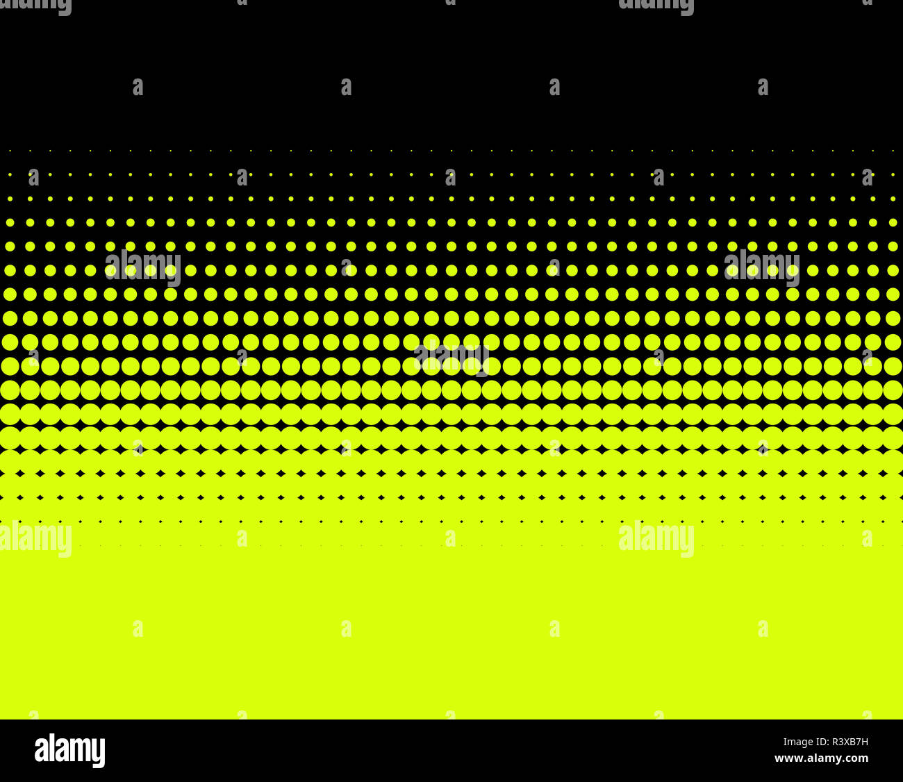 Sfondo con transizione di colore giallo nero Foto Stock