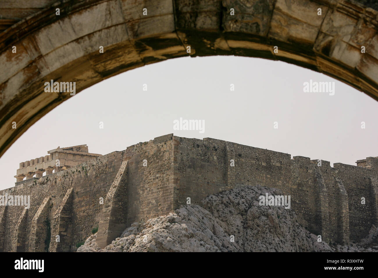 Arco di Atene Foto Stock