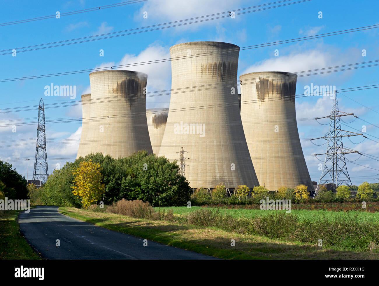 Drax power station, North Yorkshire, Inghilterra, Regno Unito Foto Stock