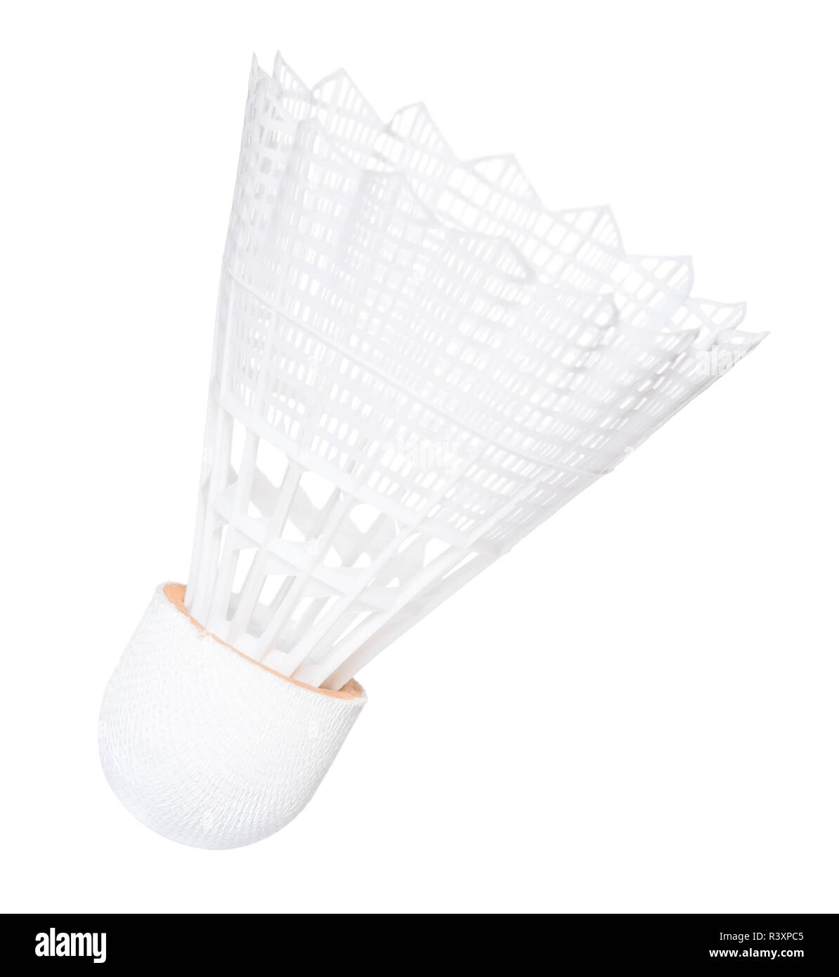 White volano per badminton Foto Stock