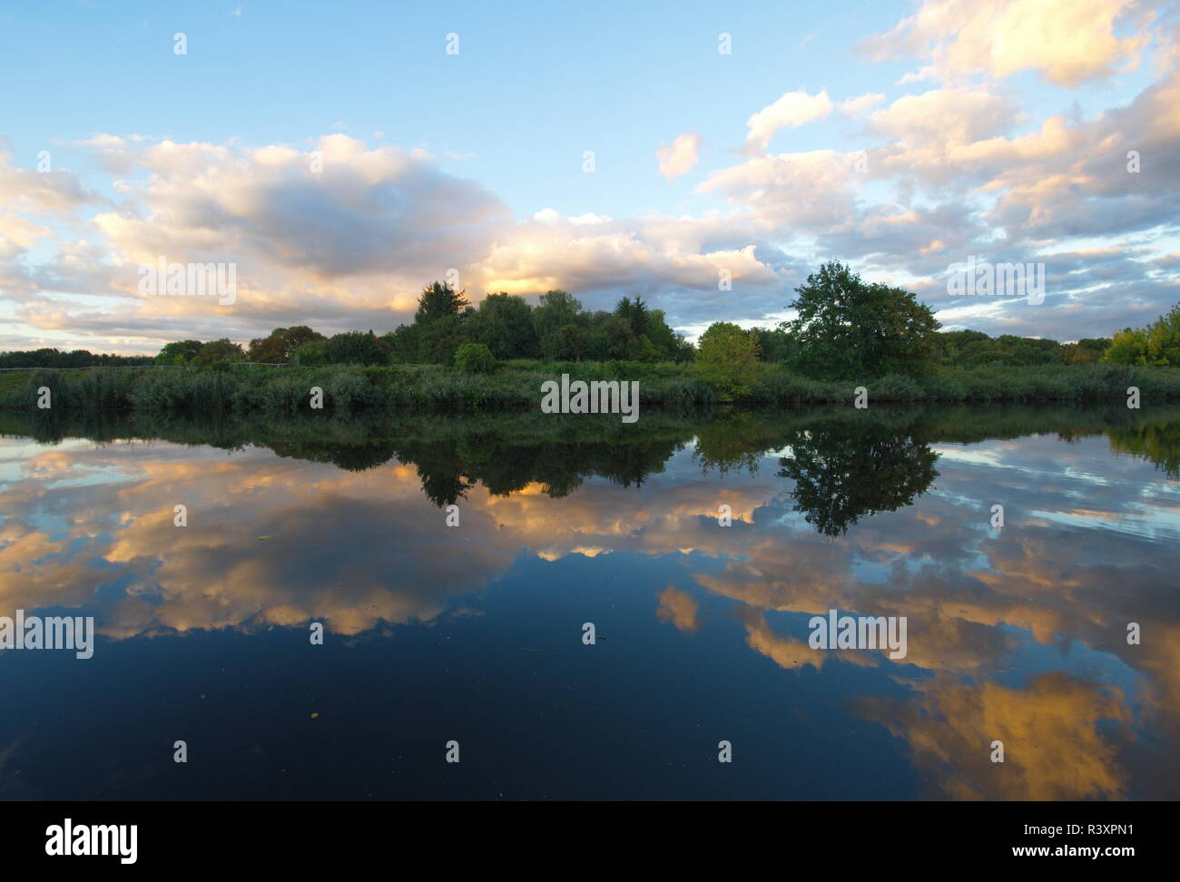 Vista da teltow a Berlino,distretto Steglitz-zehlendorf Foto Stock