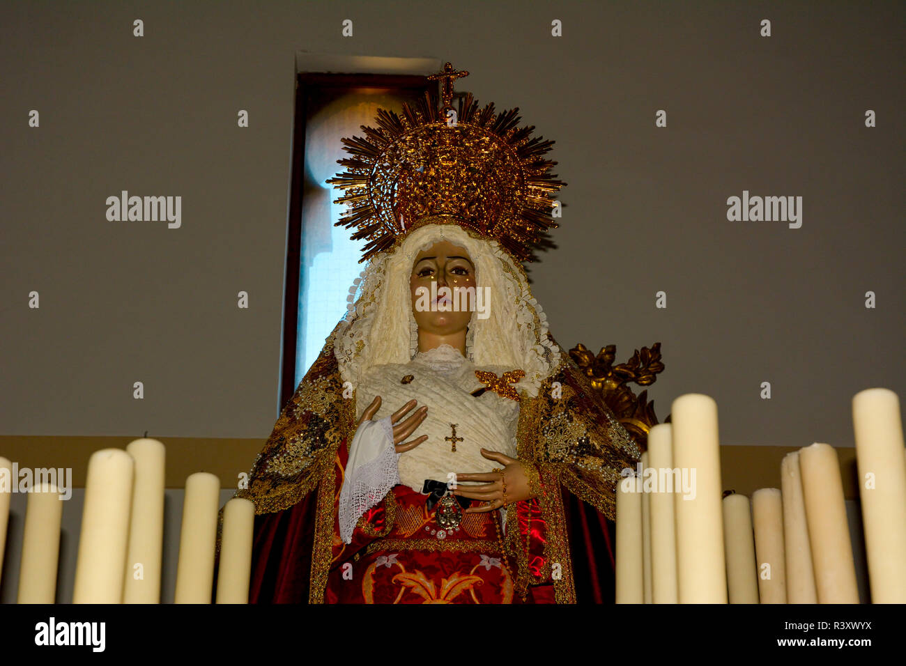 Foto scattata durante la Settimana Santa in Toledo Foto Stock
