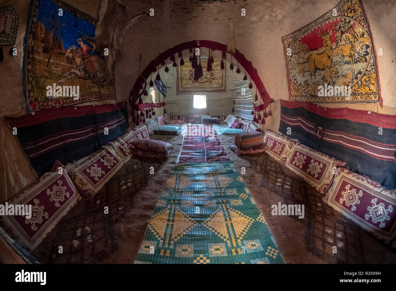 Sanliurfa, Turchia - 08 Settembre 2018: vista interna di un Harran House di Sanliurfa, Turchia il 8 settembre 2018. Foto Stock