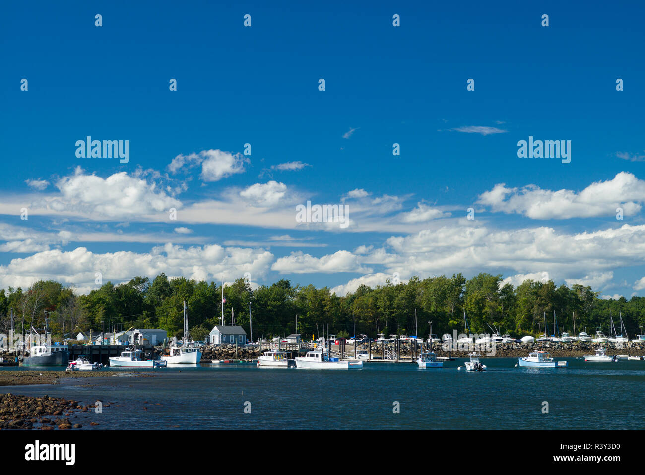 Stati Uniti d'America, New Hampshire, porto di segale Foto Stock