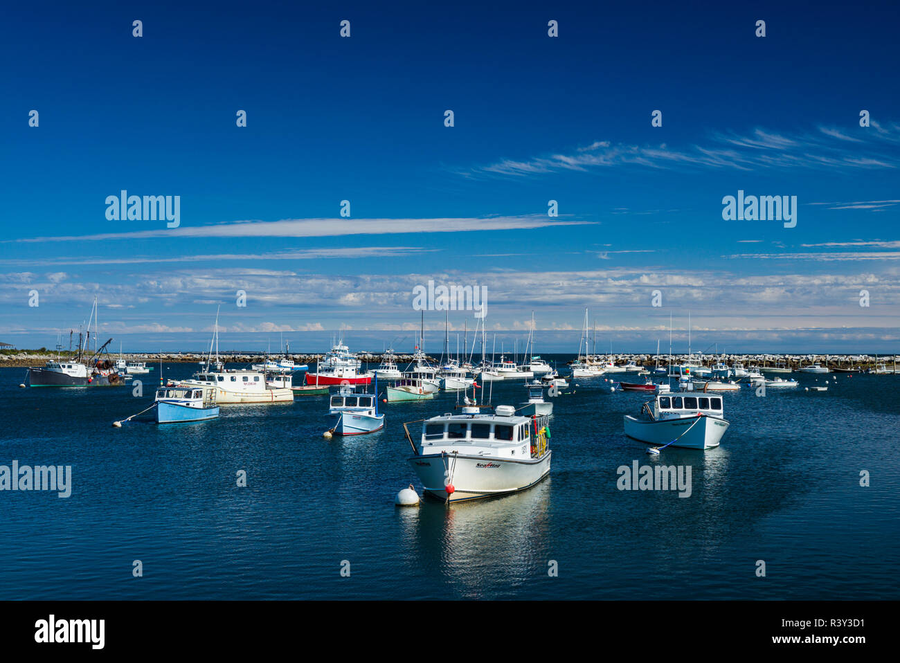 Stati Uniti d'America, New Hampshire, porto di segale Foto Stock
