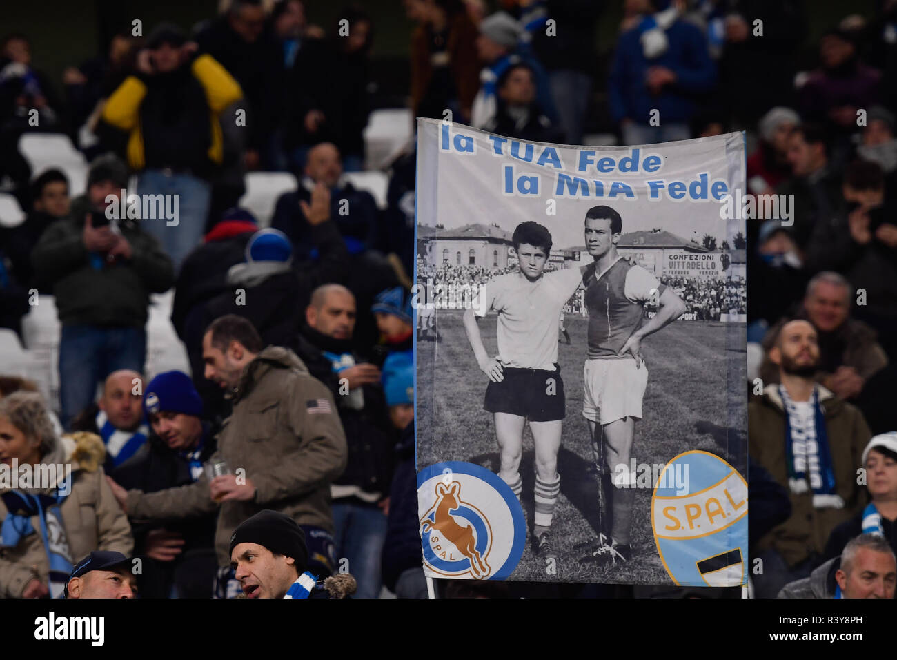 Torino, Italia. 24 Nov 2018. Durante la serie di una partita di calcio tra Juventus e SPAL presso lo stadio Allianz il 24 novembre, 2018 a Torino, Italia. Credito: FABIO PETROSINO/Alamy Live News Foto Stock