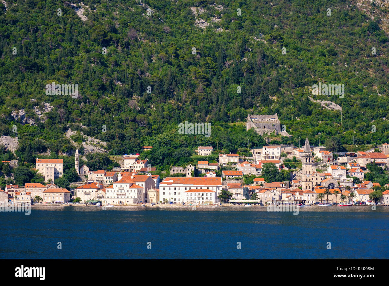 Perast, Kotor Bay, Montenegro Foto Stock