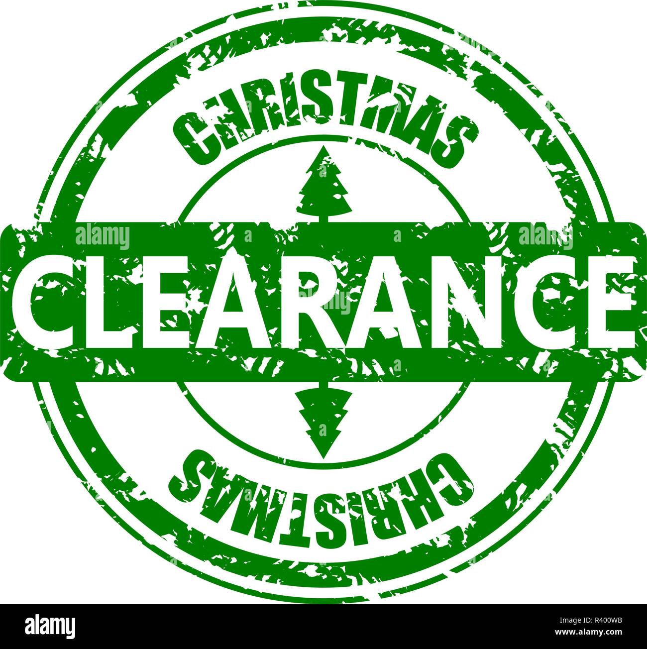 Il gioco di Natale timbro di gomma isolato su bianco. Gioco del vettore vendita di natale, inchiostro per timbri per il retail, impronta illustrazione di sconto Illustrazione Vettoriale