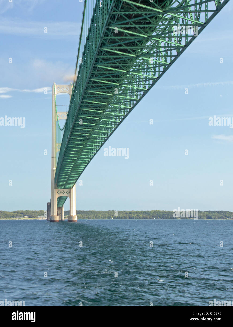 Ponticello di Mackinac Foto Stock