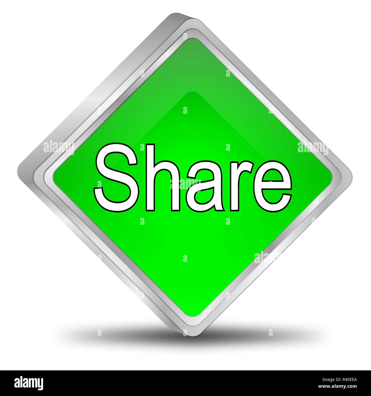Pulsante "Share" Foto Stock