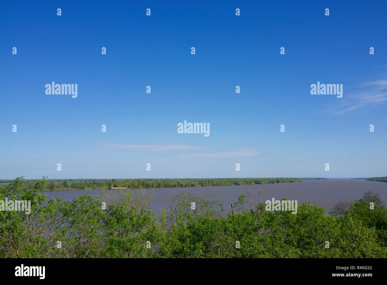 Stati Uniti d'America, Mississippi, Natchez, Louisiana sul lato opposto Foto Stock