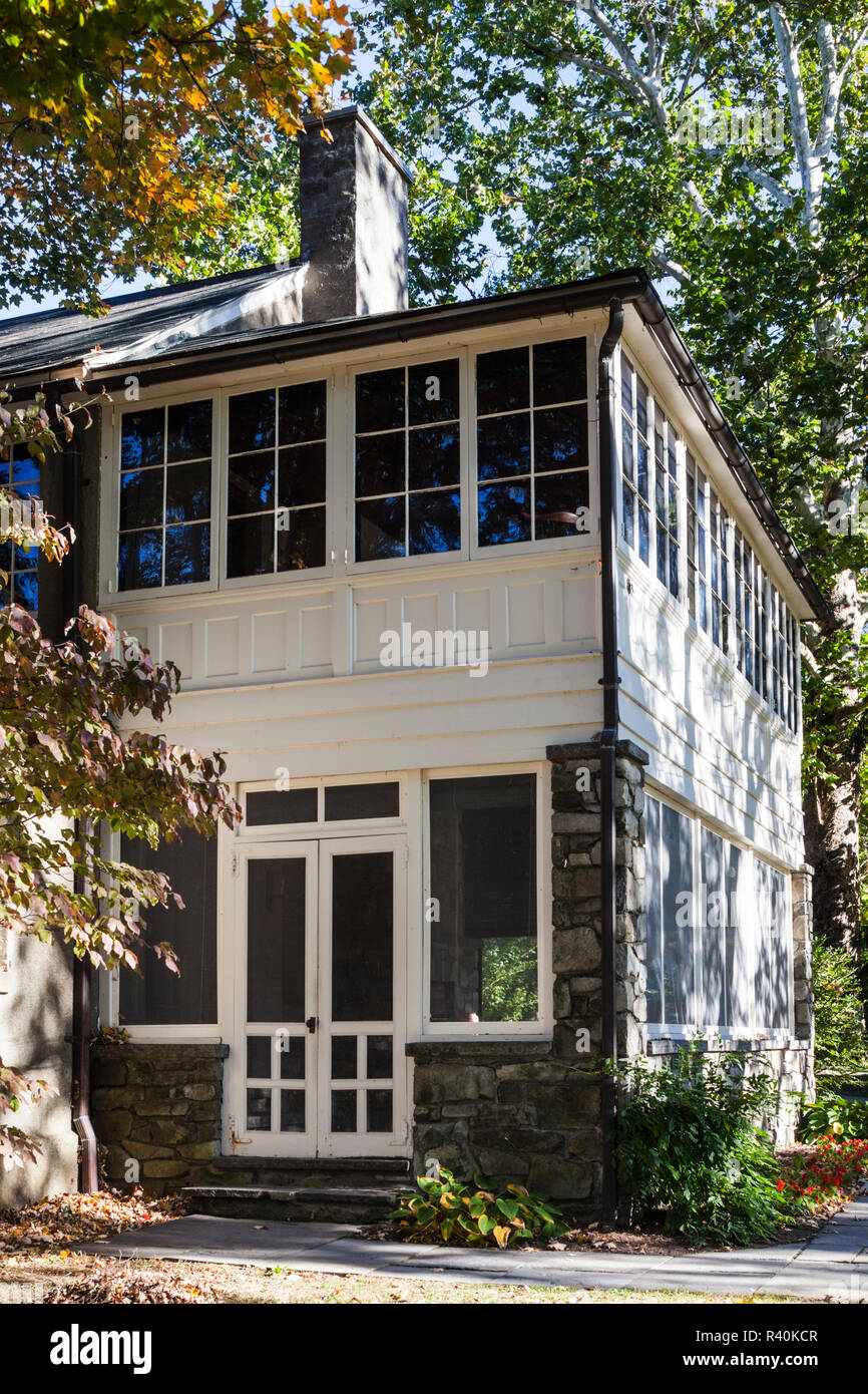 Stati Uniti d'America, New York, Hudson Valley, Hyde Park, Eleanor Roosevelt National Historic Site, ex cottage della First Lady Eleanor Roosevelt, Val-Kill Foto Stock