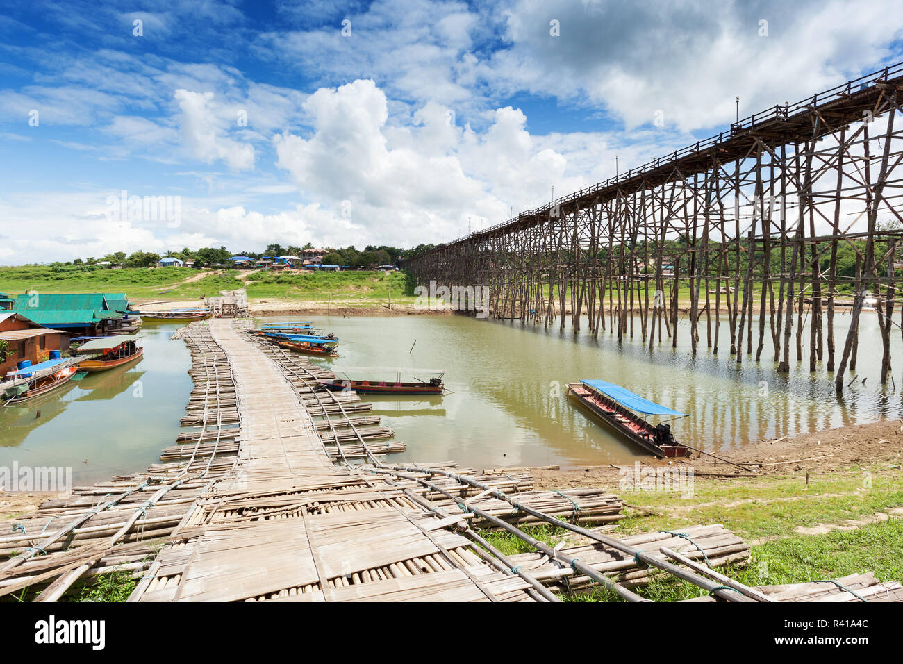 Sangkhlaburi in Thailandia Foto Stock