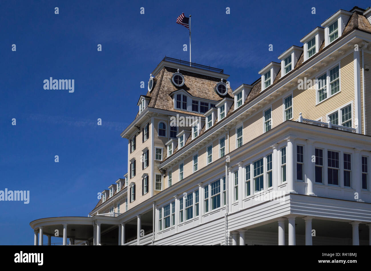Stati Uniti d'America, Rhode Island, Watch Hill, Ocean House resort di lusso dal 1868 Foto Stock