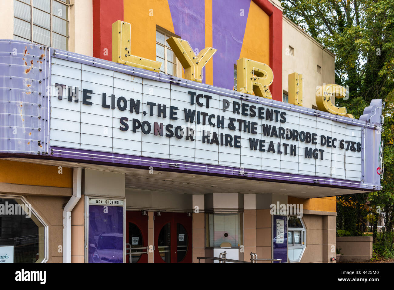 Il teatro lirico in Tupelo, Mississippi. (USA) Foto Stock