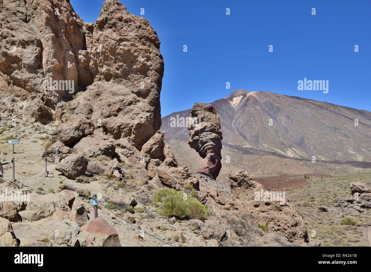 Il Teide su tenetriffa nelle isole Canarie Foto Stock