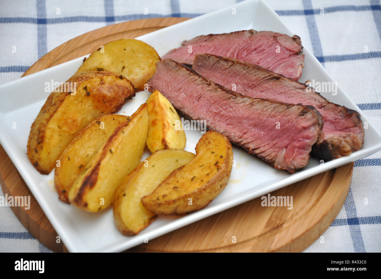 Bistecca Foto Stock