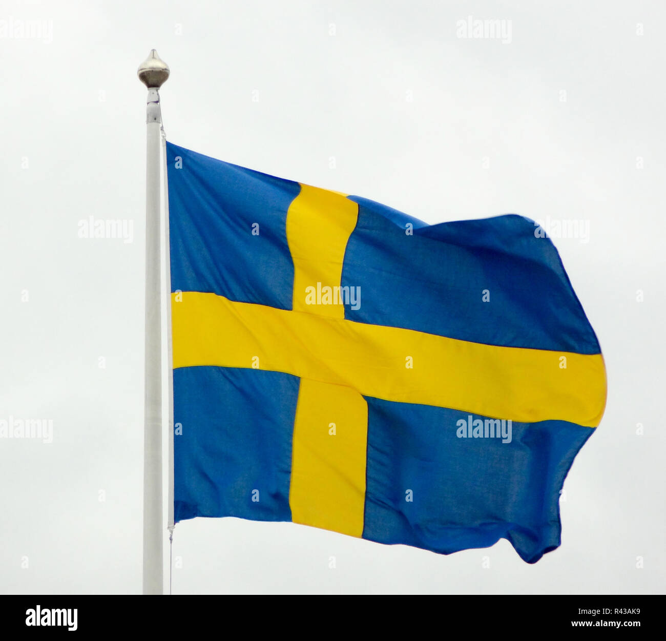 bandiera svedese Foto Stock