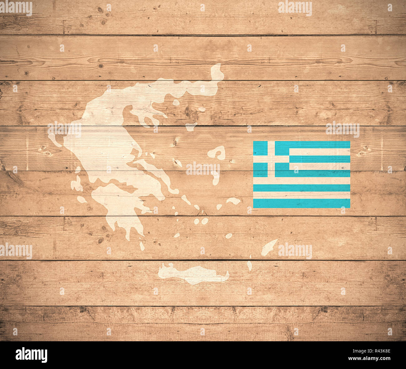 Mappa della grecia marrone immagini e fotografie stock ad alta ...
