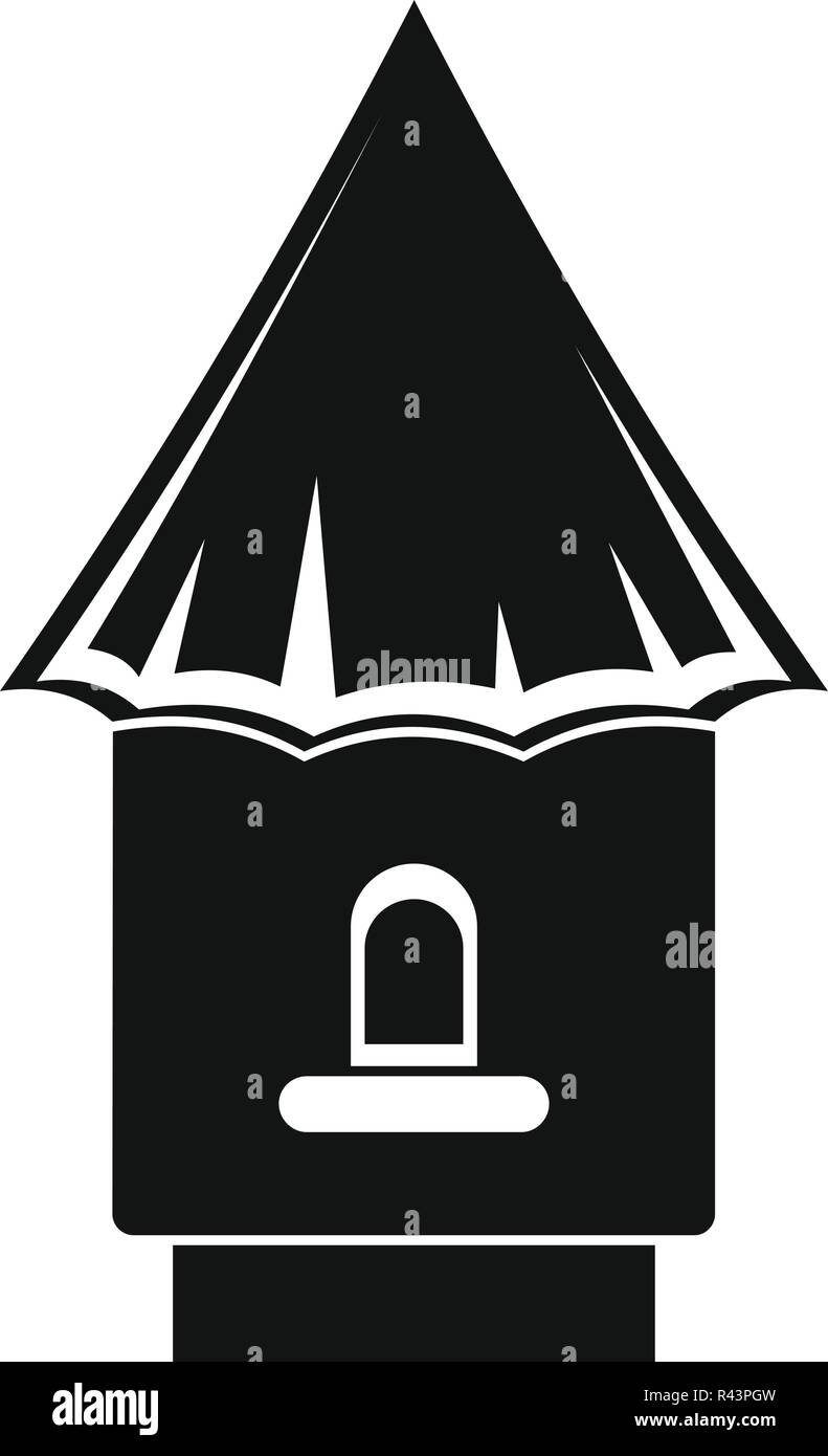 Bee hive icona. Semplice illustrazione di bee hive icona vettoriali per il web design isolato su sfondo bianco Illustrazione Vettoriale